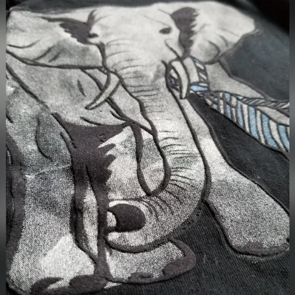 2011 vguc Gap toddler boy 6-12 months elephant romper - Picture 7 of 12